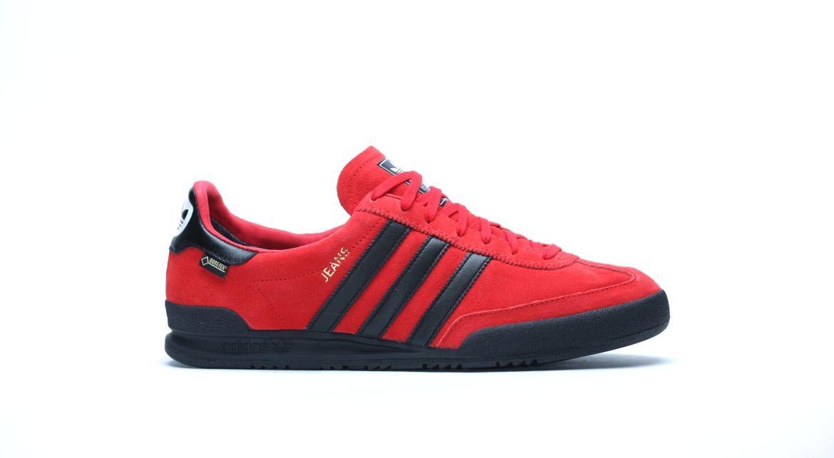 Adidas jeans shoes sales red